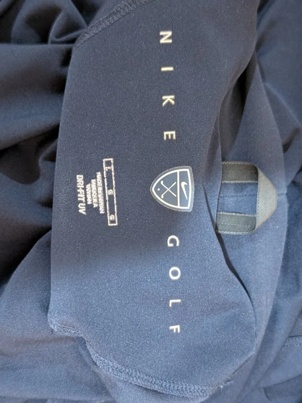 Nike Golf Blue Long Sleeve Athletic Pullover Hickory Hills Golf  Size Large